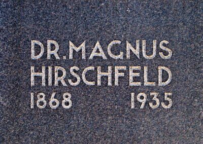 Commémoration de la mort de Magnus Hirschfeld